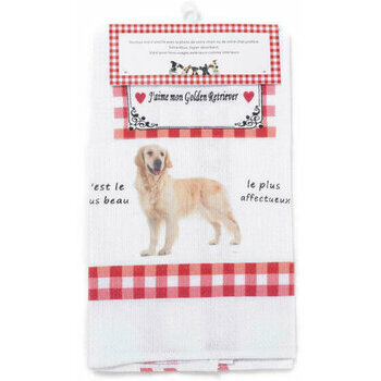 Torchon Nid d'Abeille Golden Retriever Torchon Nid d'Abeille Golden Retriever