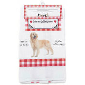 Torchon Nid d'Abeille Golden Retriever