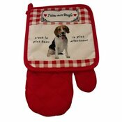 Lot de 2 Gants Maniques Beagle