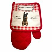 Lot de 2 Gants Maniques Berger Allemand
