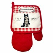 Lot de 2 Gants Maniques Border Collie
