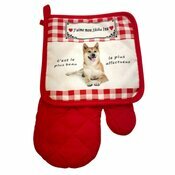 Lot de 2 Gants Maniques Shiba inu