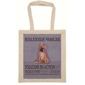 Tote Bag Sac Tissu Bouledogue Français Fauve