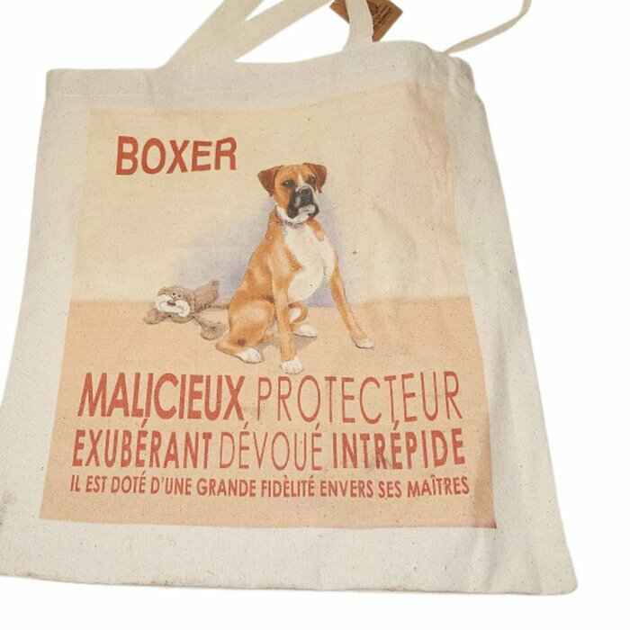 Tote Bag Sac Tissu Boxer