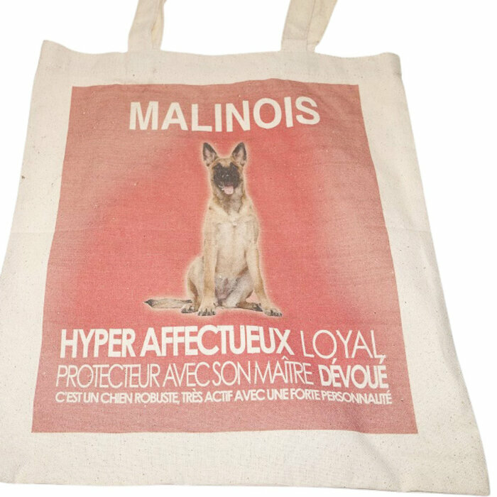 Tote Bag Sac Tissu Berger Belge Malinois