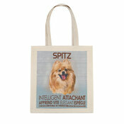 Tote Bag Sac Tissu Spitz Nain