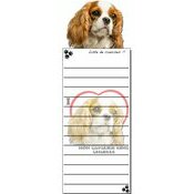 Bloc Listes Courses Aimante Cavalier King Charles