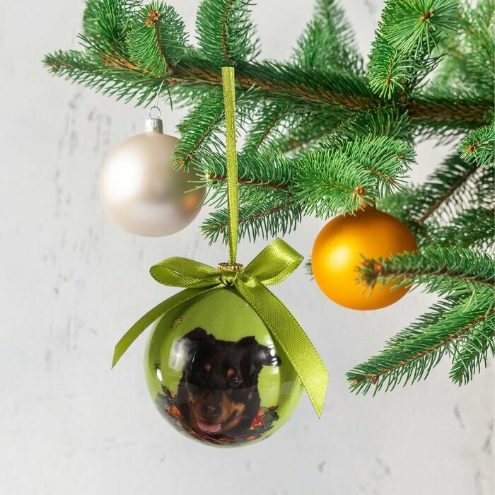 Petite Boule de Noël Beauceron Berger de Beauce