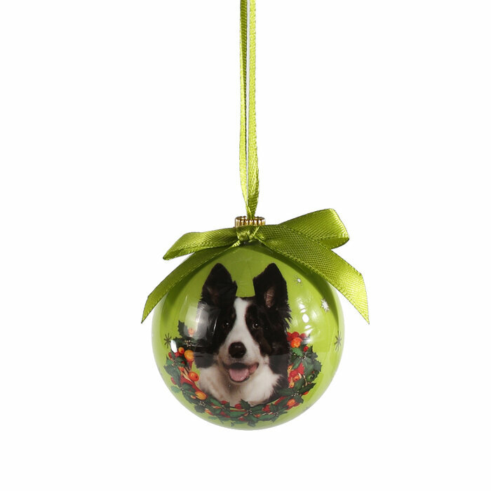 Petite Boule de Noël Border Collie