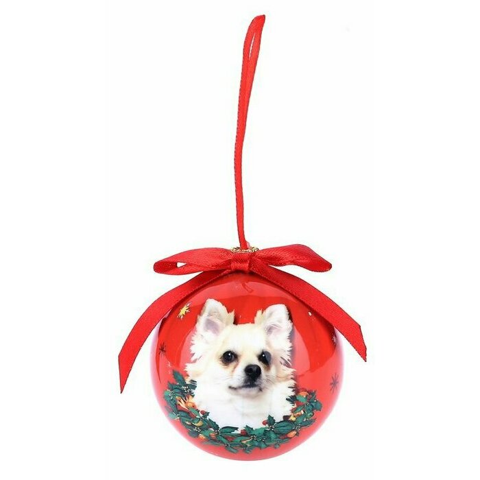 Petite Boule de Nol Chihuahua Poil Long