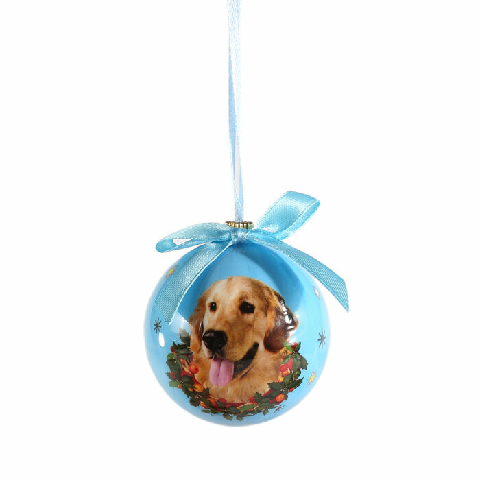 Petite Boule de Nol Golden Retriever