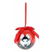 Petite Boule de Nol Sibrian Husky