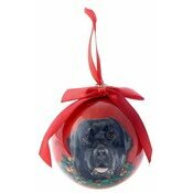 Petite Boule de Nol Labrador Noir