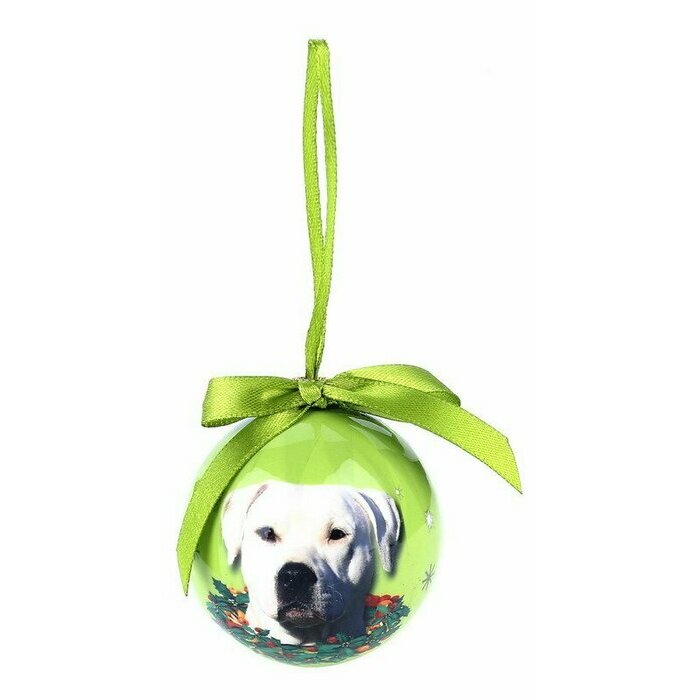 Petite Boule de Noël Pitbull