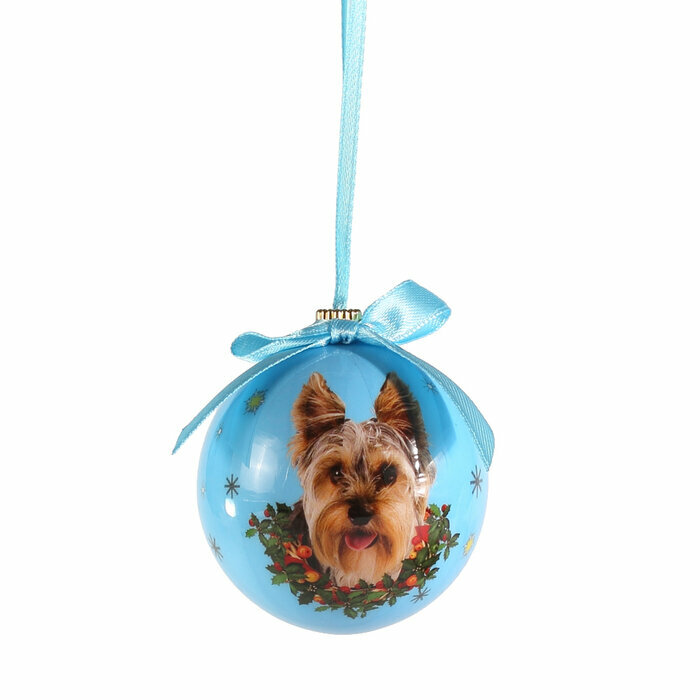 Petite Boule de Nol Yorkshire terrier