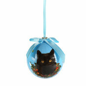 Petite Boule de Nol Chat Noir