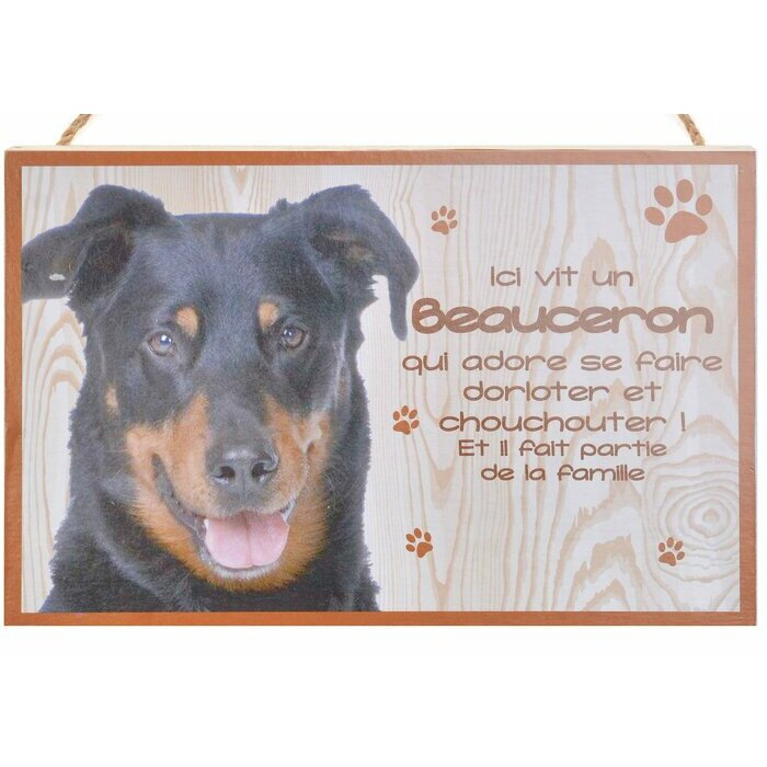 Plaque Bois Dcorative Beauceron