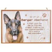 Plaque Bois Dcorative Berger Allemand