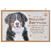 Plaque Bois Dcorative Bouvier Bernois