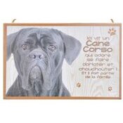 Plaque Bois Dcorative Cane Corso
