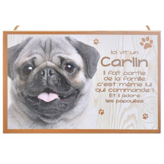 Plaque Bois Décorative Carlin