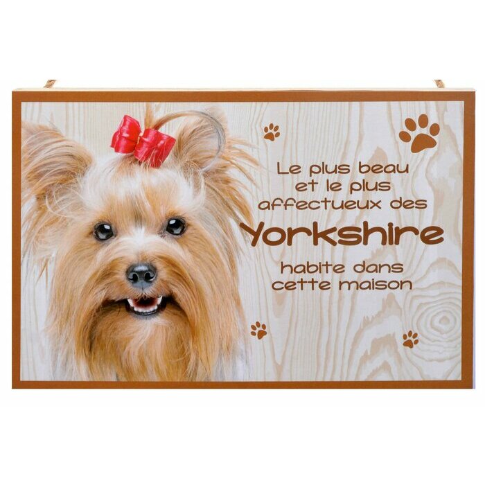 Plaque Bois Décorative Yorkshire Noeud