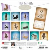 Calendrier 2026 Chats Yoga 