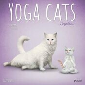 Calendrier Mural 2025 Chats Yoga 