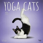 Calendrier Mural 2026 Chats Yoga 