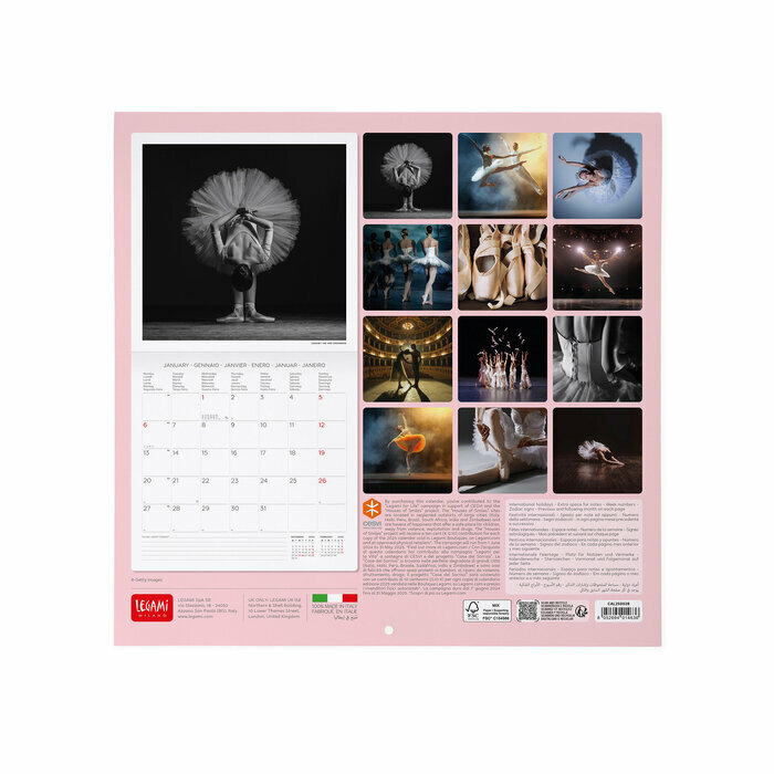 Calendrier 2025 Ballet de Danse Classique