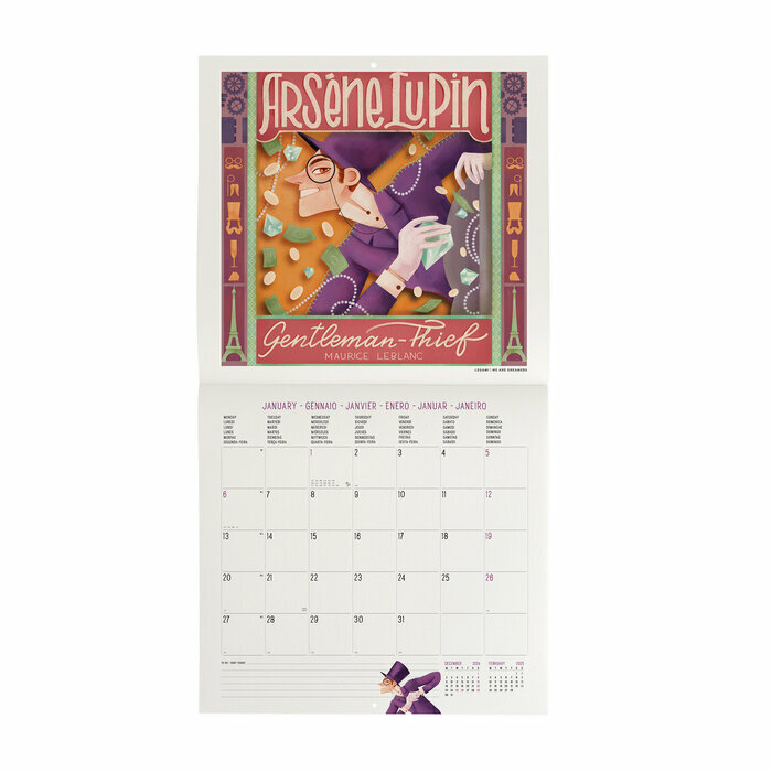 Calendrier 2025 Amoureux des Livres