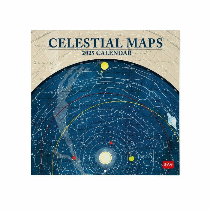 Calendrier Mural 2025 Cartes Céleste Constellations Etoiles