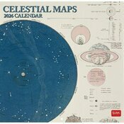 Calendrier Mural 2025 Cartes Céleste Constellations Etoiles