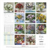 Calendrier Jardin 2025 Bouquet de fleurs