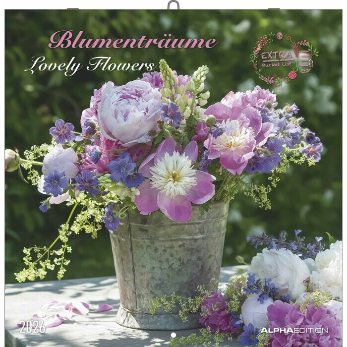 Calendrier Mural 2025 Bouquet de fleurs