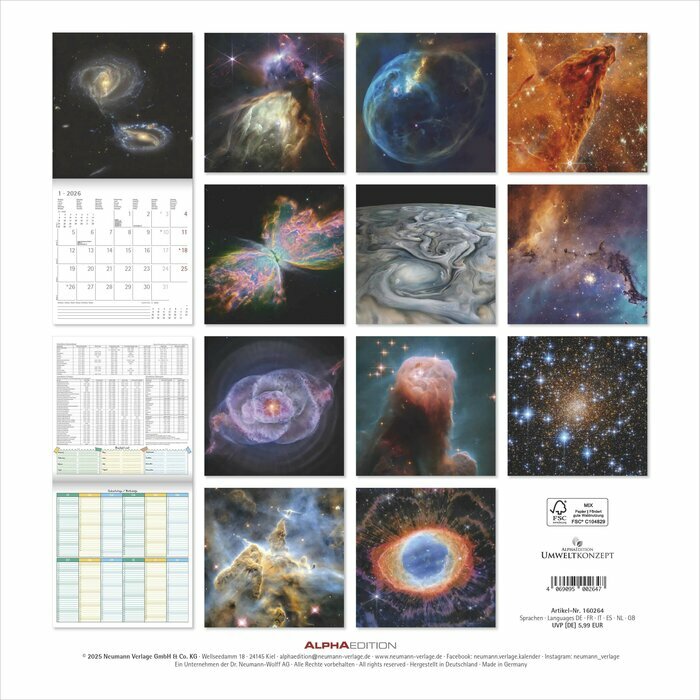 Calendrier Constellations 2025 Espace Plantes