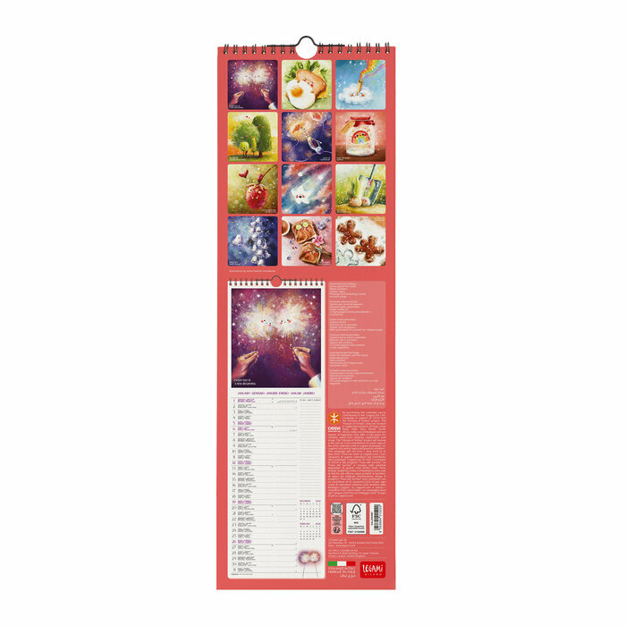 Calendrier Slim Positive  2025 Good Vibes Only 