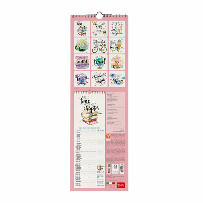 Calendrier Slim Positivit 2025 Citations Positives