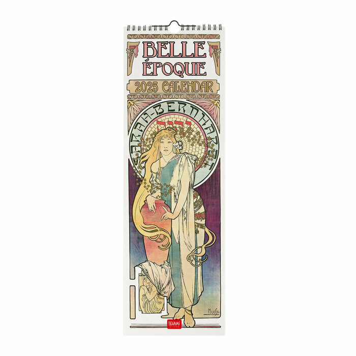 Calendrier Slim Mural 2025 Art Nouveau Belle Epoque