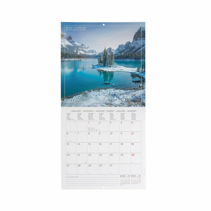 Mini Calendrier 2025 Paysages au fil des Saisons