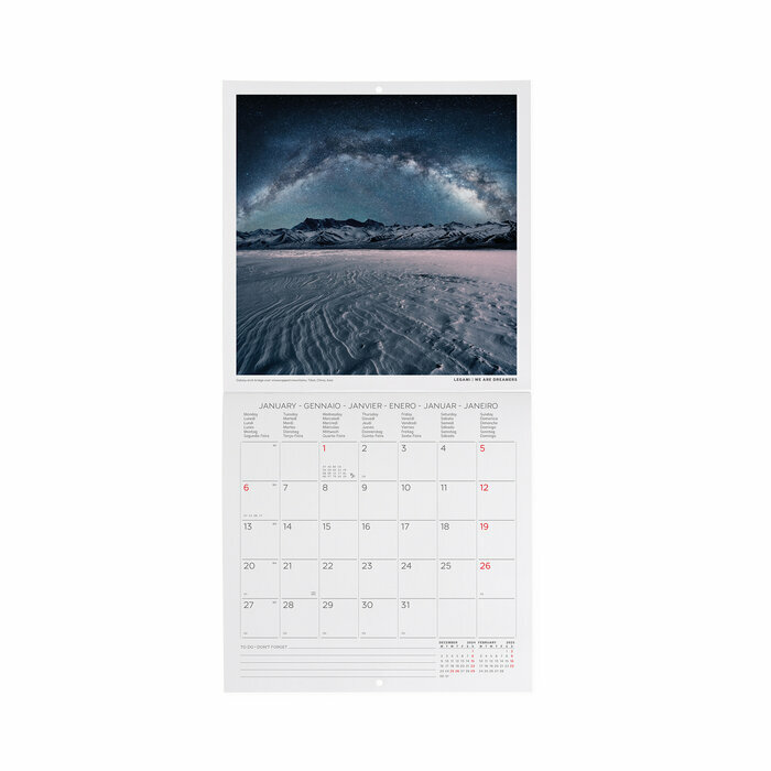 Mini Calendrier 2025 Paysage Nature