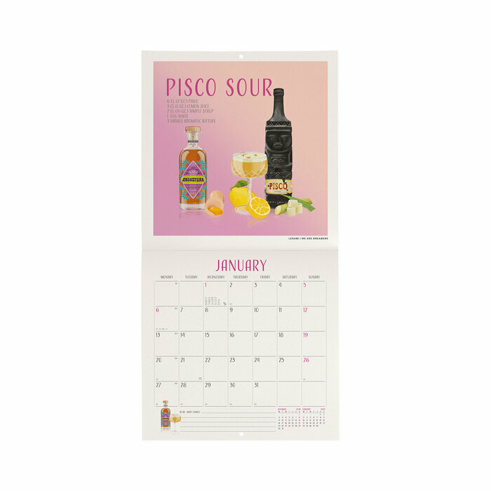 Mini Calendrier 2025 Apro Tchin Cocktail Cheers
