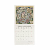 Mini Calendrier 2025 Carte Antique Rétro