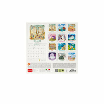 Mini Calendrier 2025 Italie 