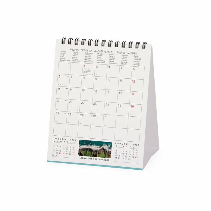 Calendrier Chevalet 2025 Bord de Mer Océan