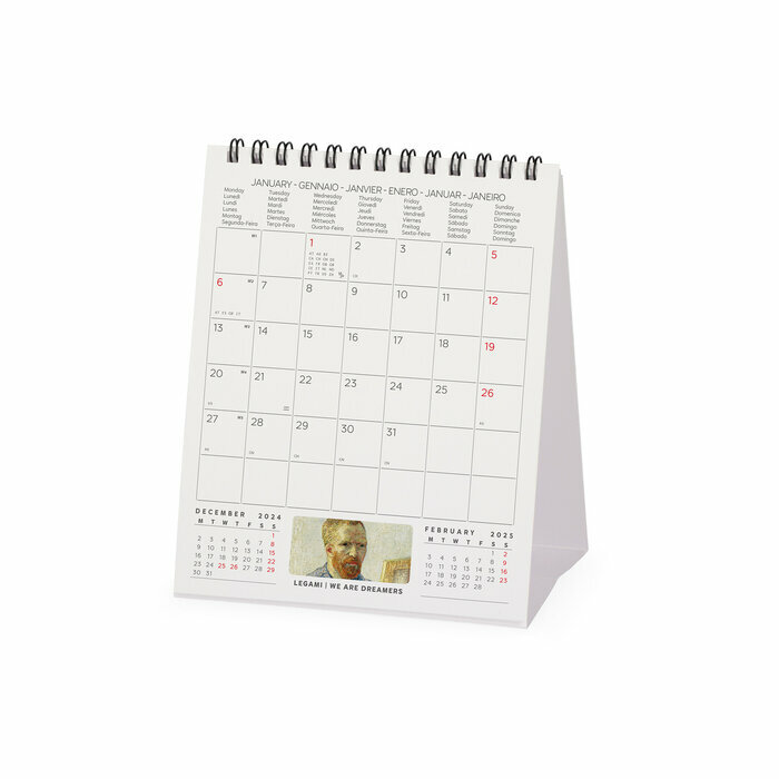 Calendrier Chevalet Art 2025 Vincent Van Gogh
