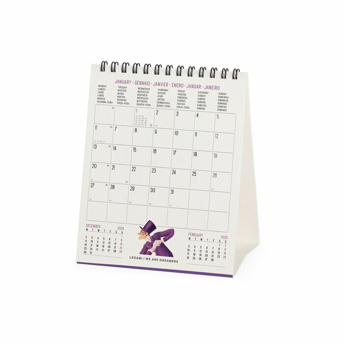 Calendrier Chevalet 2025 Amoureux de Livres Bibliothèque