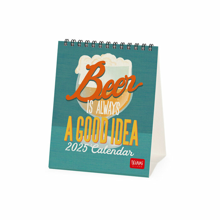 Calendrier Chevalet à poser 2025 Affiche de Bière Retro