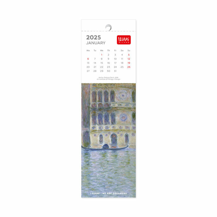 Calendrier Marque Page Livre 2025 Claude Monet Impressionniste