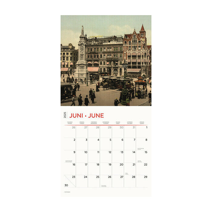 Calendrier 2025 Amsterdam Pays Bas
